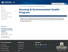 Tablet Screenshot of msuextensionhousing.org